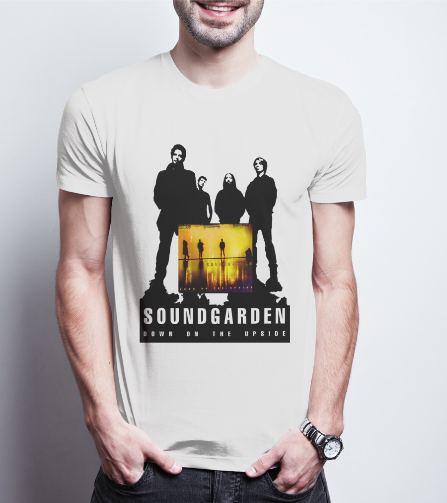 Soundgarden Down On The Upside Album Silhouette Artwork T-Shirt
