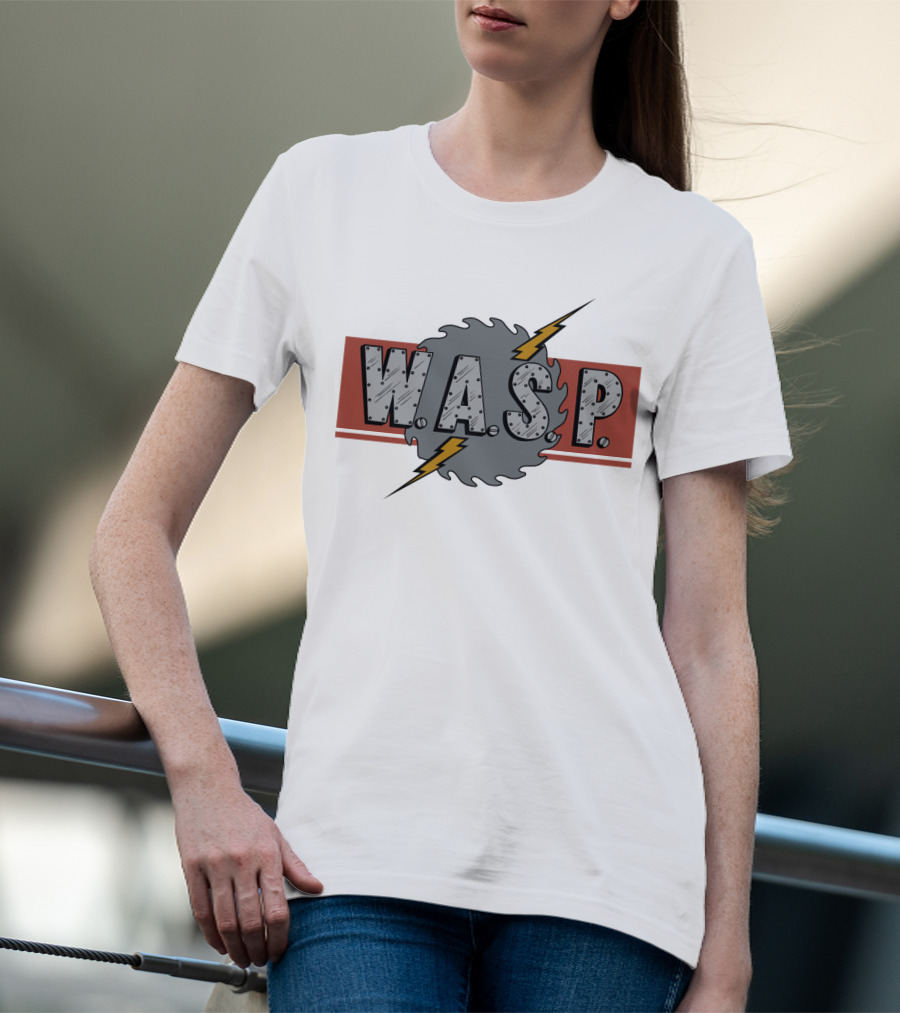 W.A.S.P. Lightning Saw Blade T-Shirt