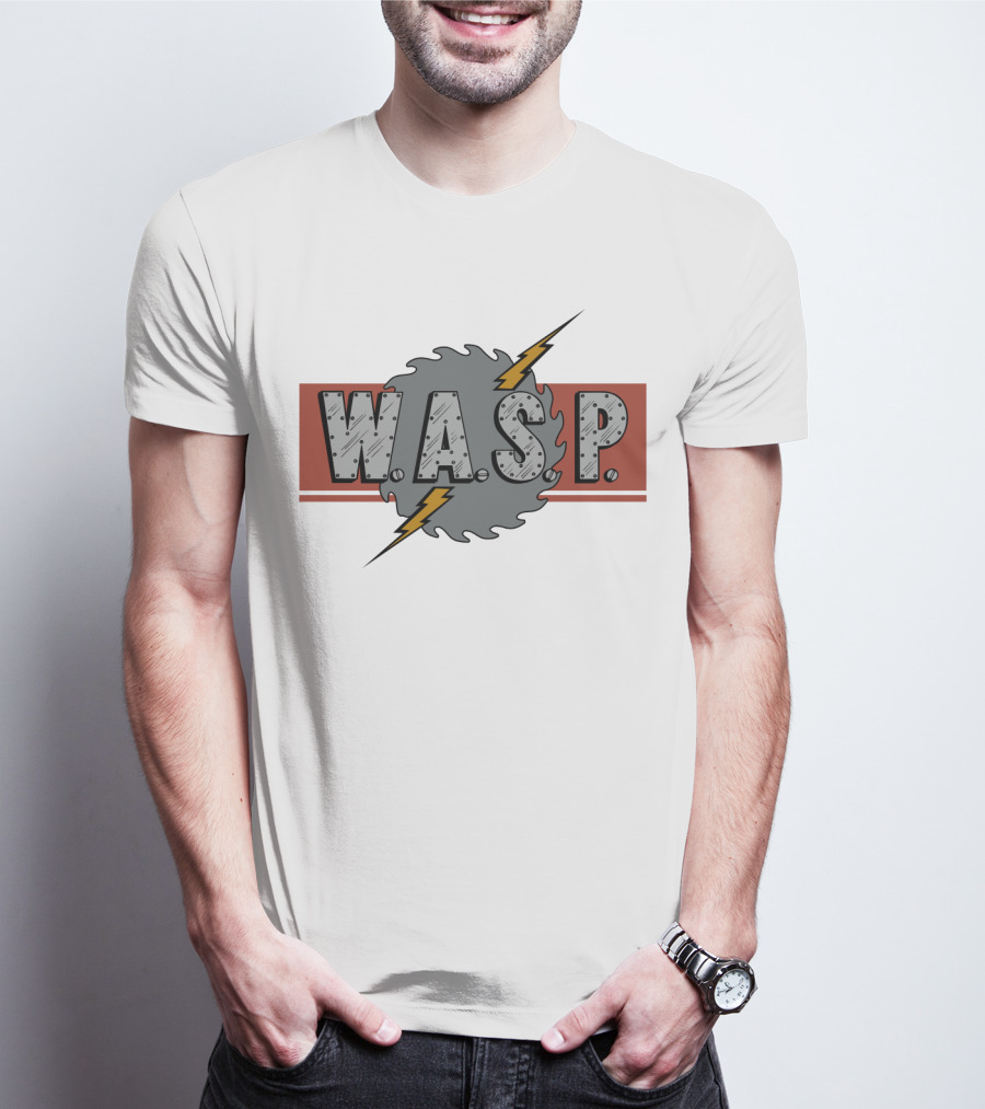 W.A.S.P. Lightning Saw Blade T-Shirt