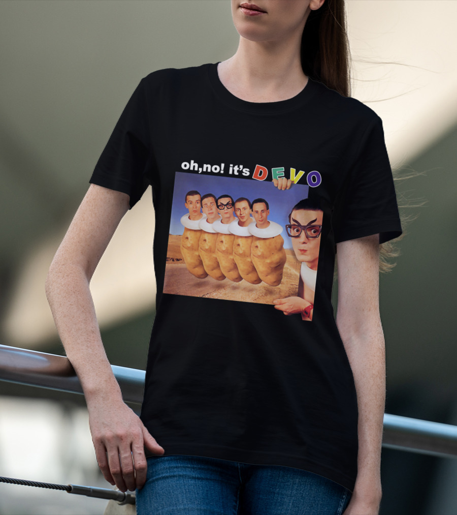 Oh No It's Devo Band Potato Heads T-Shirt