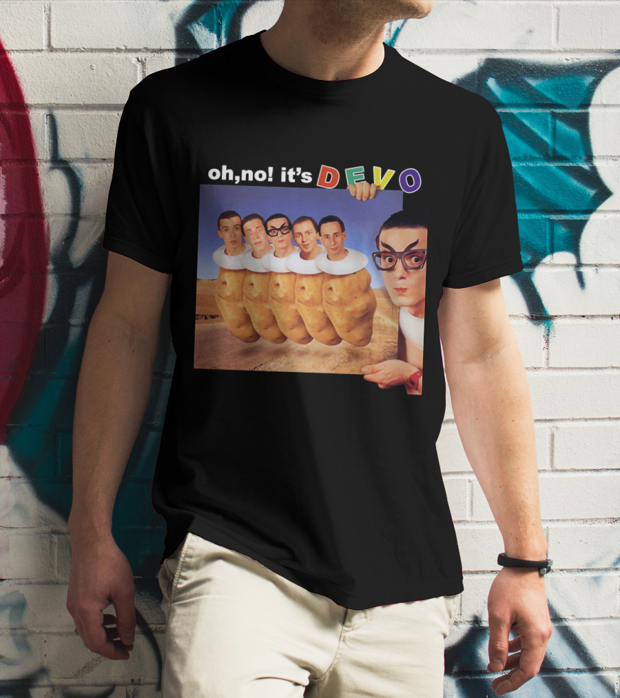 Oh No It's Devo Band Potato Heads T-Shirt