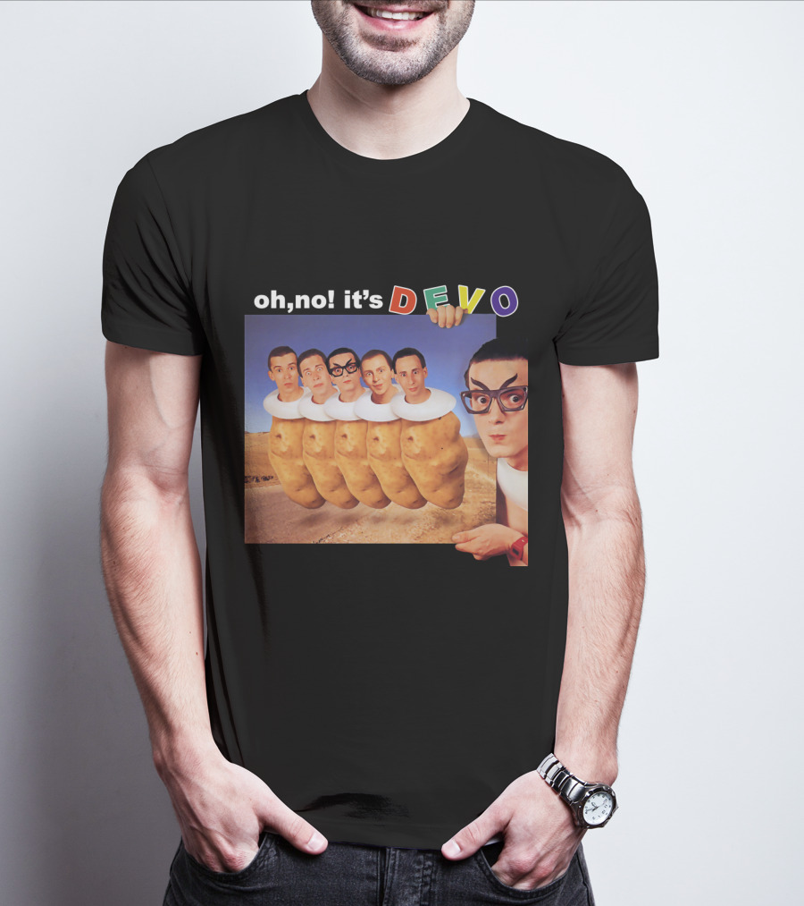 Oh No It's Devo Band Potato Heads T-Shirt