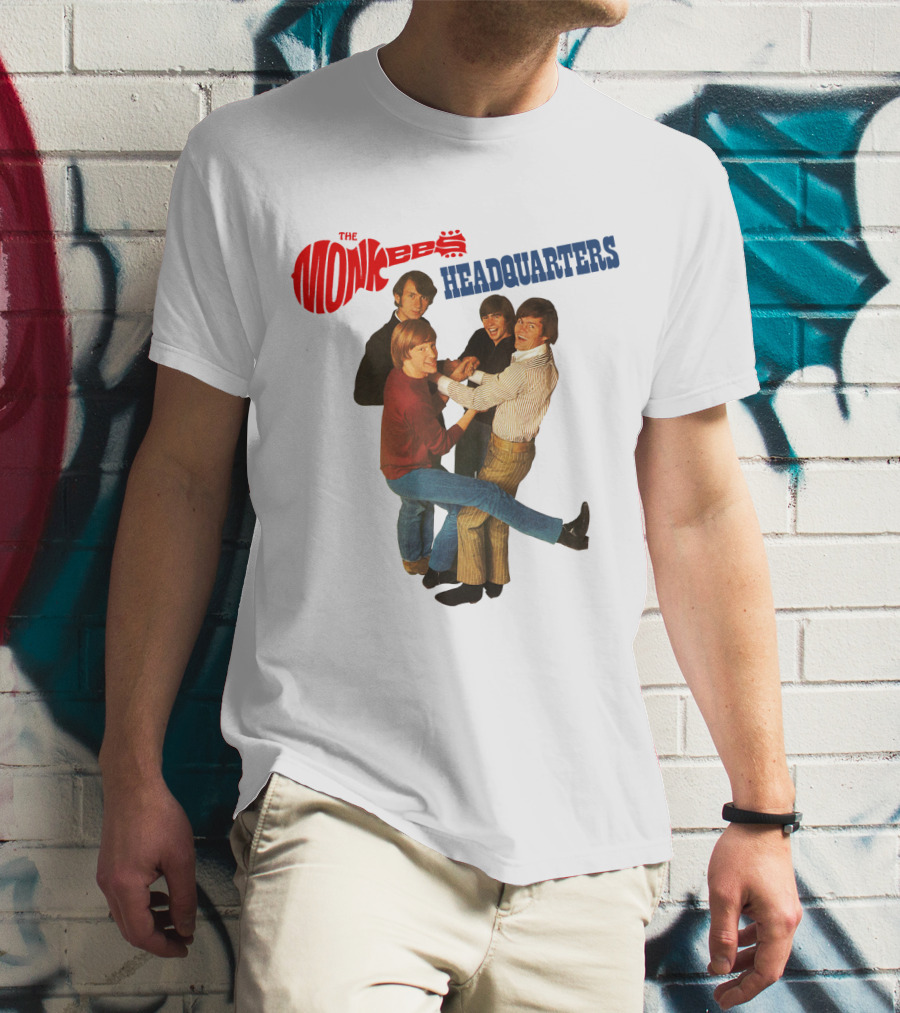 The Monkees Headquarters Album Cover Group Photo T-Shirt