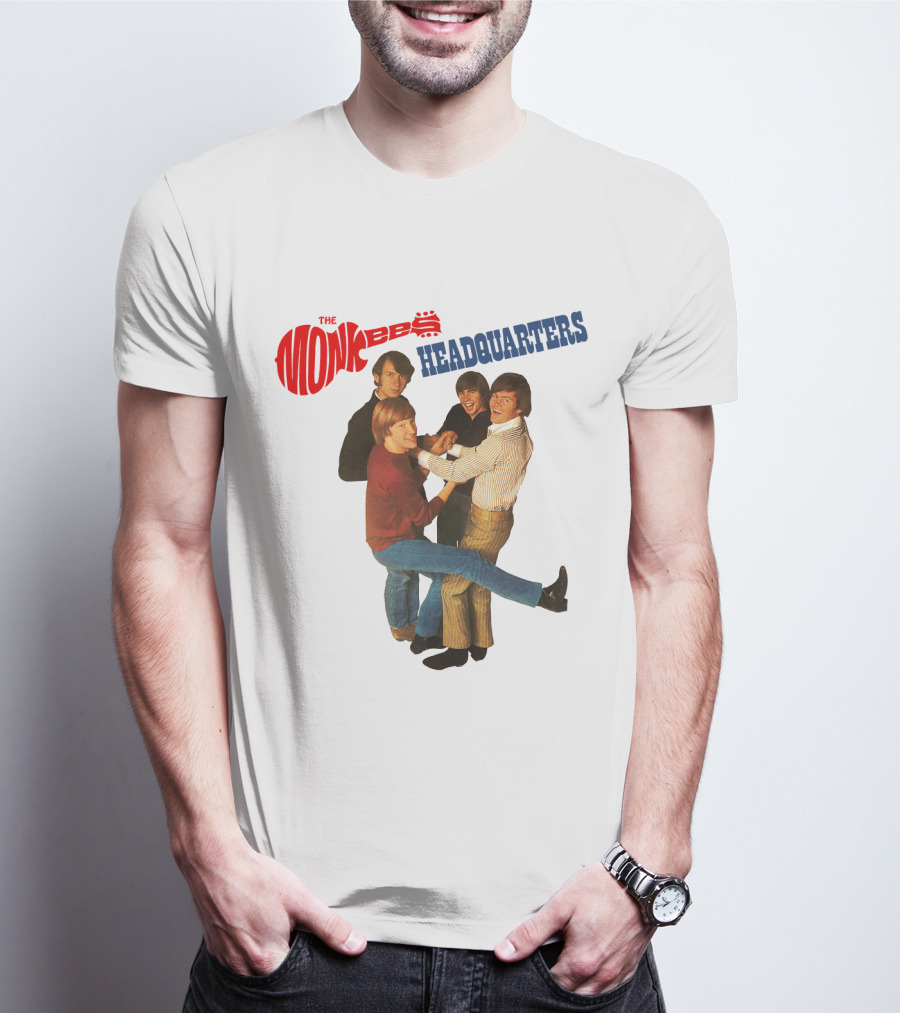 The Monkees Headquarters Album Cover Group Photo T-Shirt