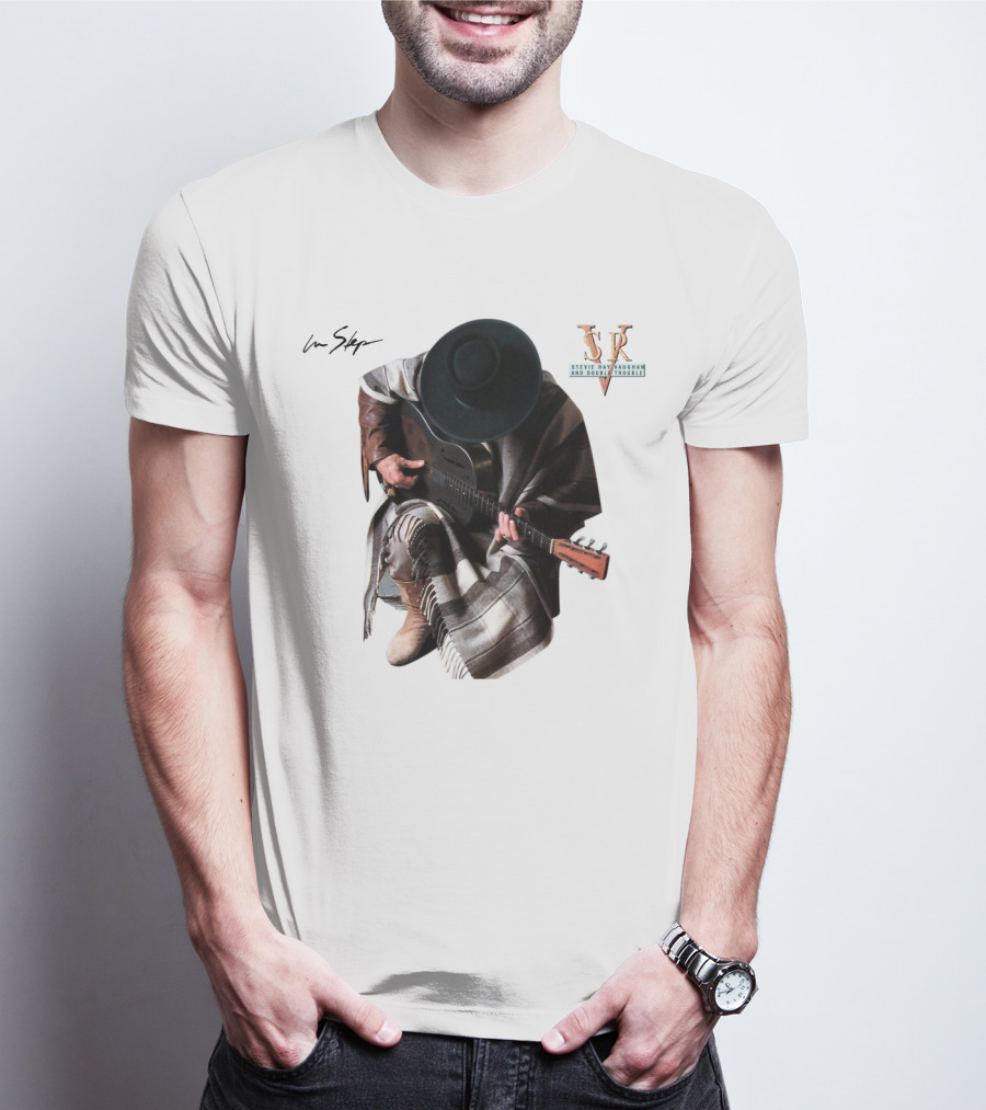 In Step Srv Stevie Ray Vaughan And Double Trouble T-Shirt