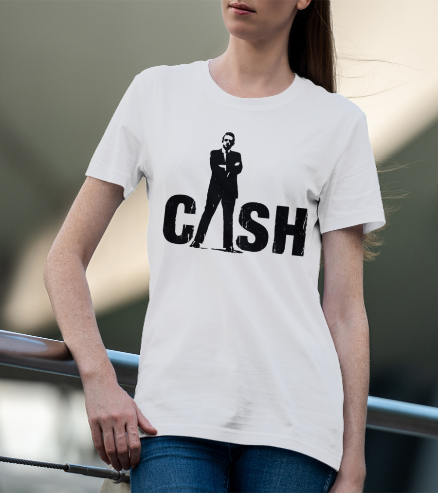 Cash Silhouette Icon Standing Tall T-Shirt