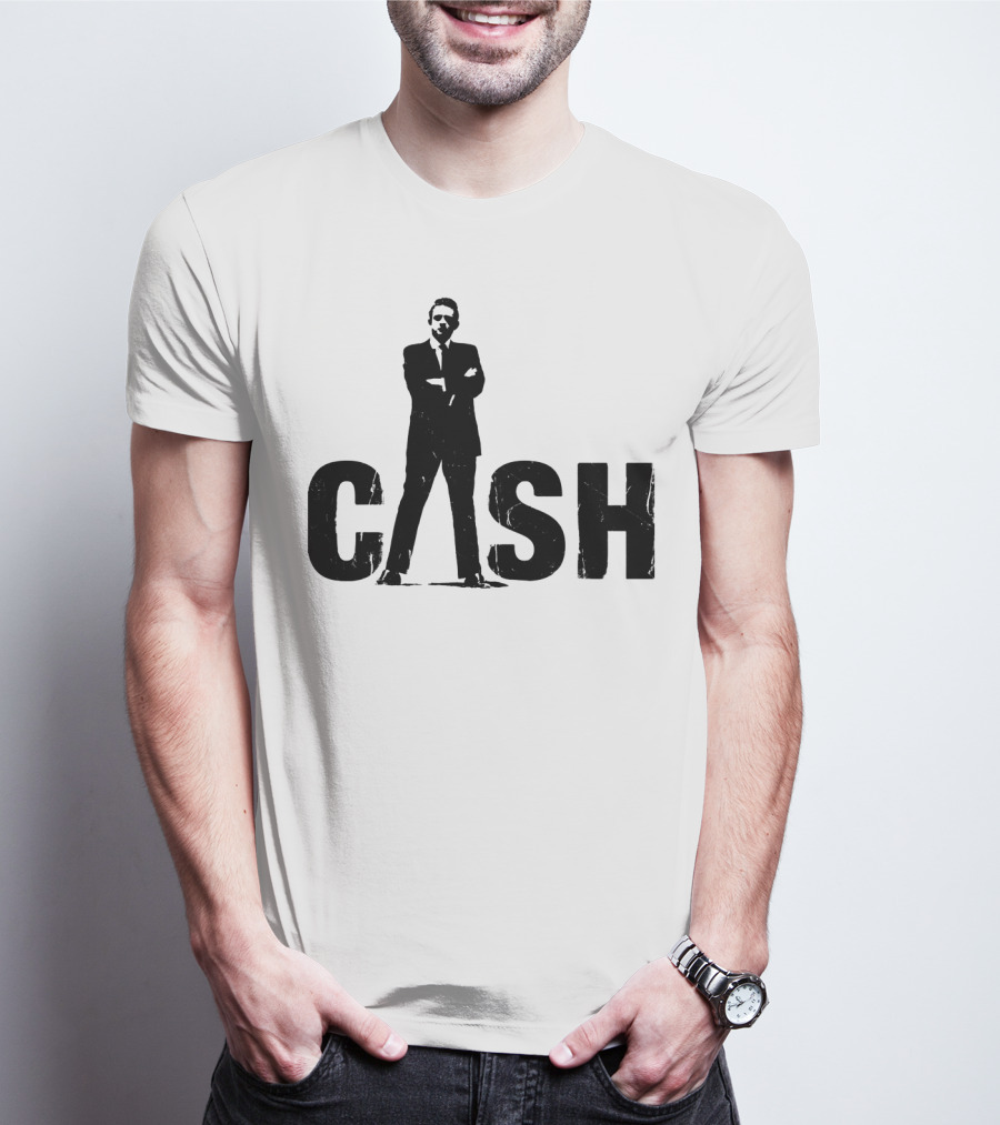 Cash Silhouette Icon Standing Tall T-Shirt