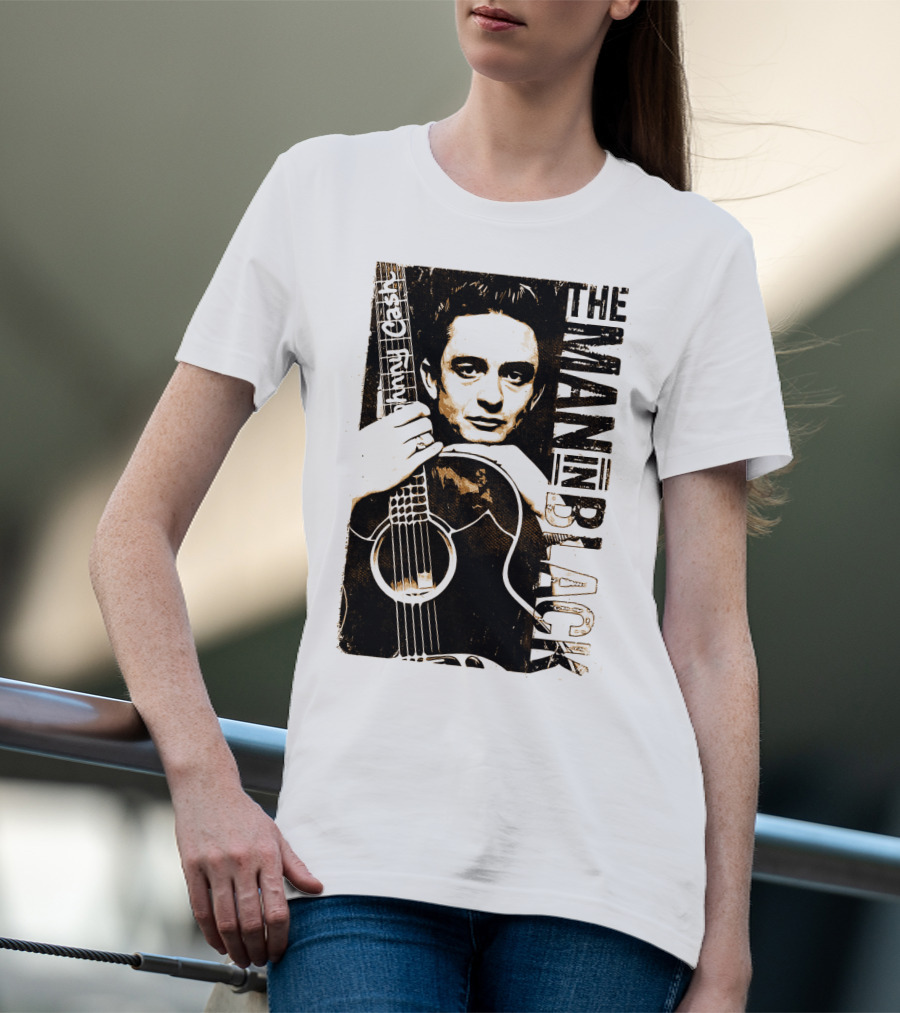 Johnny Cash The Man In Black T-Shirt