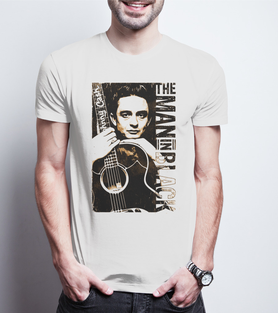 Johnny Cash The Man In Black T-Shirt