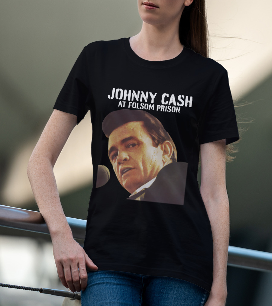 Johnny Cash At Folsom Prison T-Shirt