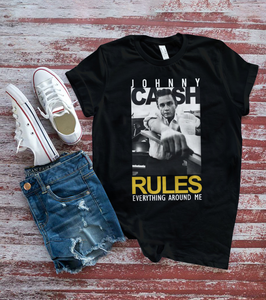 Johnny Cash Rules Everything Around Me T-Shirt