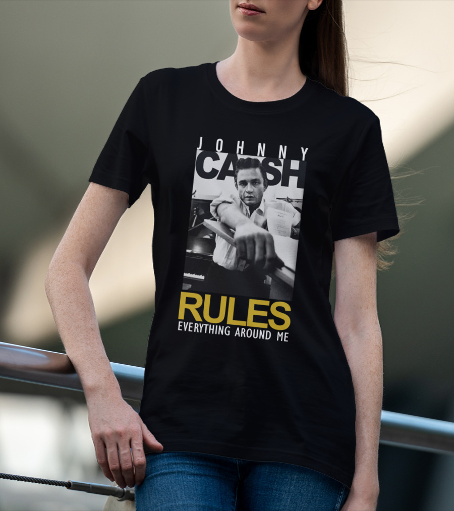 Johnny Cash Rules Everything Around Me T-Shirt
