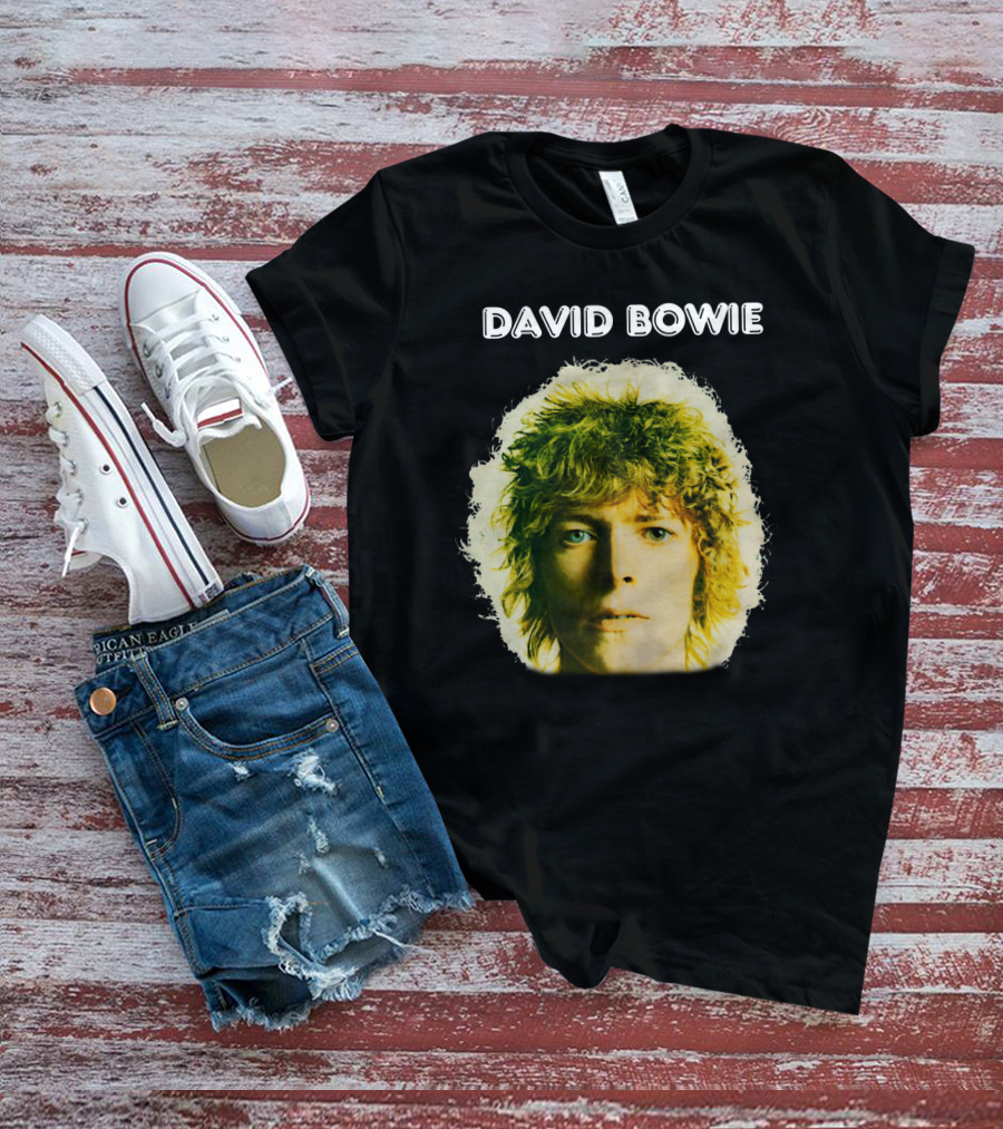 David Bowie Vintage Portrait Iconic Album Cover T-Shirt