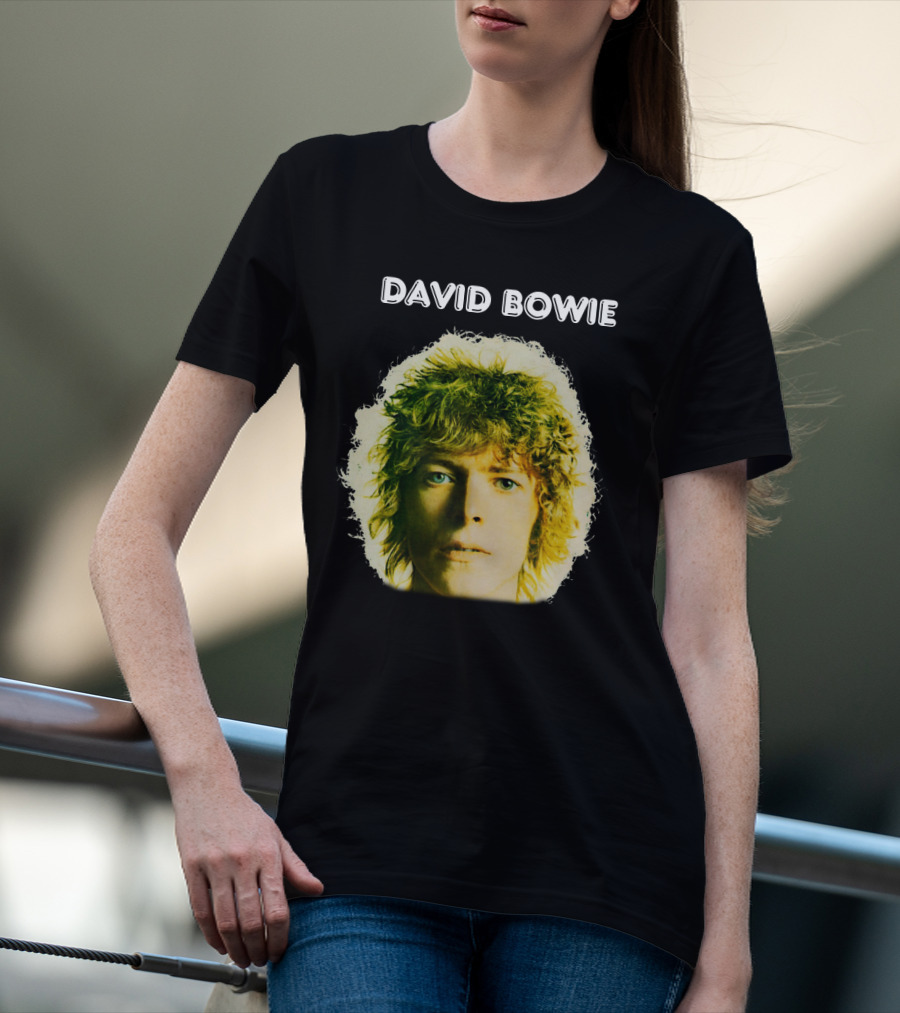 David Bowie Vintage Portrait Iconic Album Cover T-Shirt