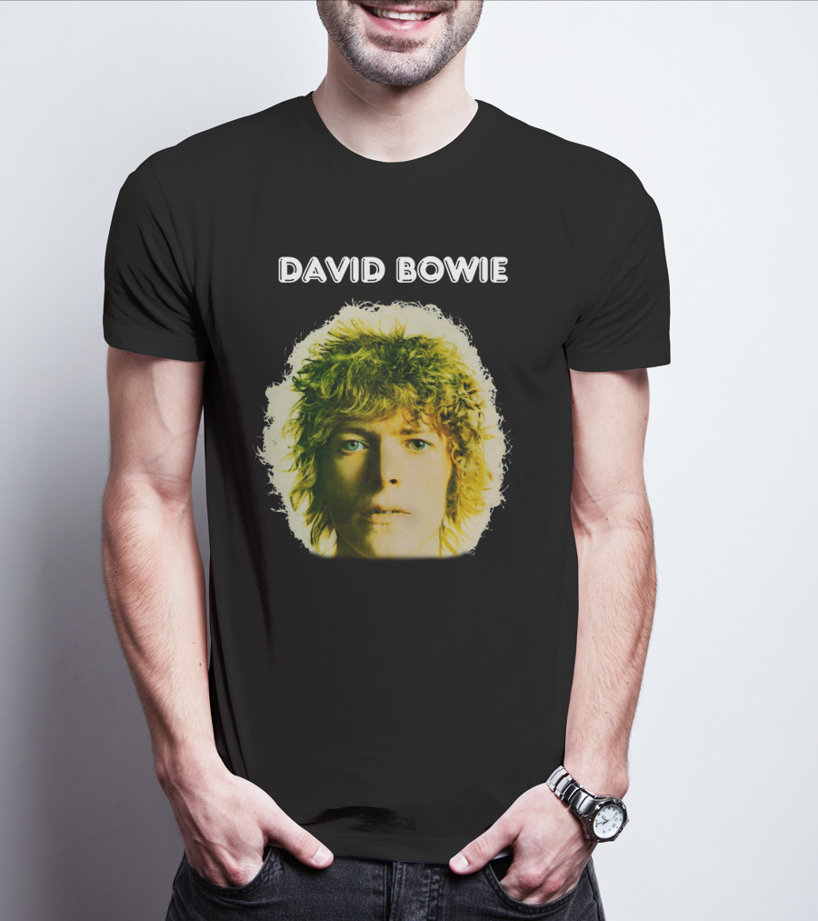 David Bowie Vintage Portrait Iconic Album Cover T-Shirt