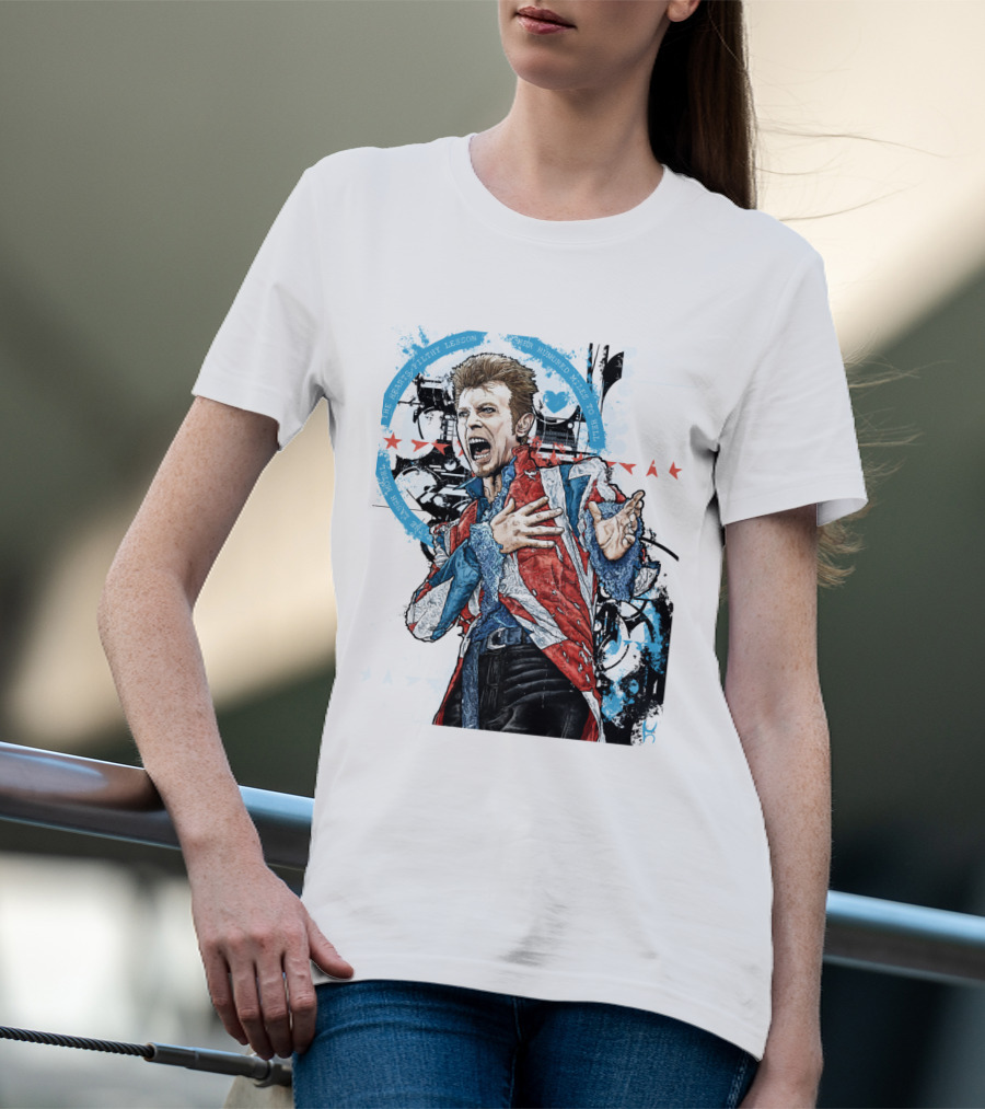 Db Blue Red Union Jacket Stars Iconic Expression T-Shirt