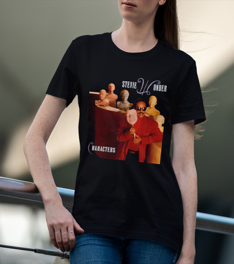Stevie Wonder Characters T-Shirt