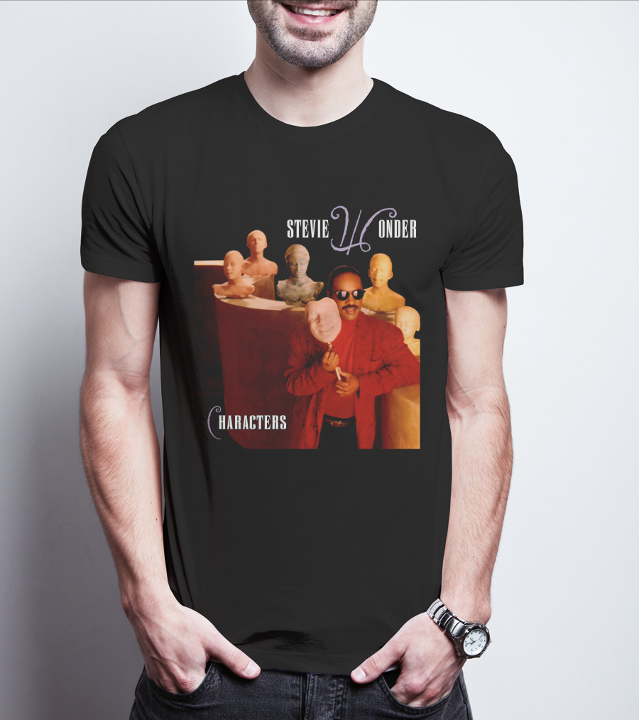 Stevie Wonder Characters T-Shirt
