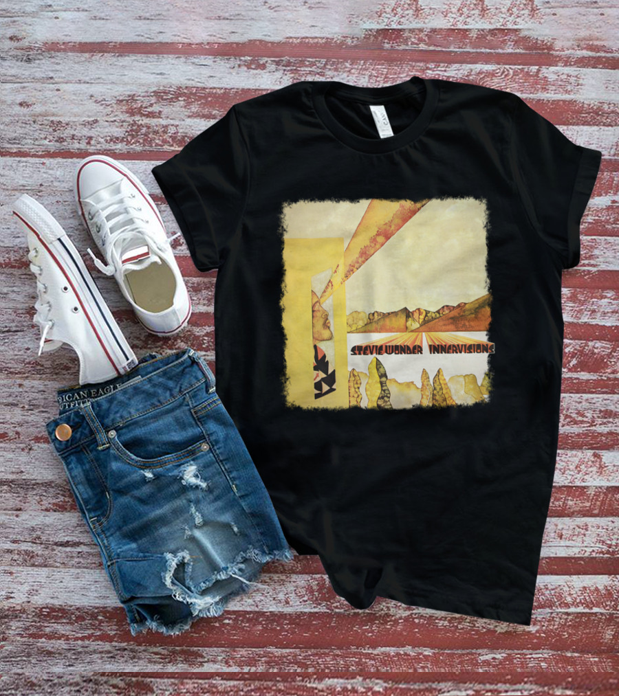 Stevie Wonder Innervisions Album Art Cover T-Shirt