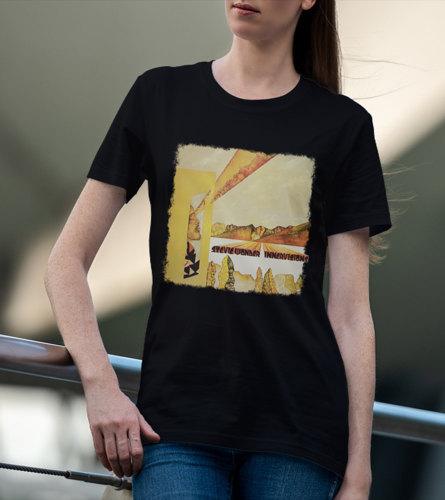Stevie Wonder Innervisions Album Art Cover T-Shirt