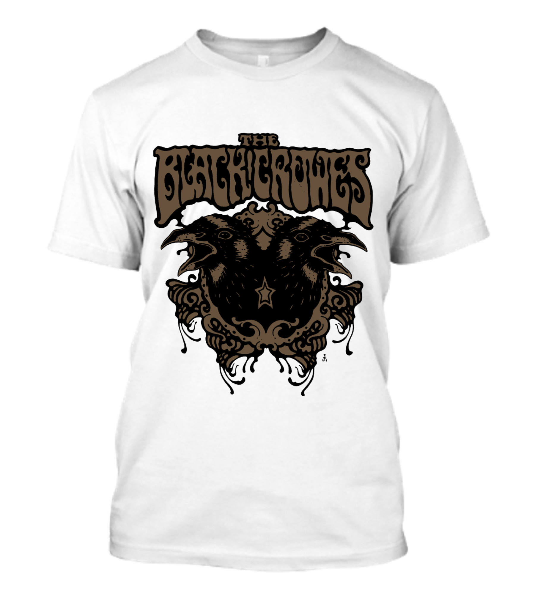 The Black Crowes Two Crows Ornate T-Shirt