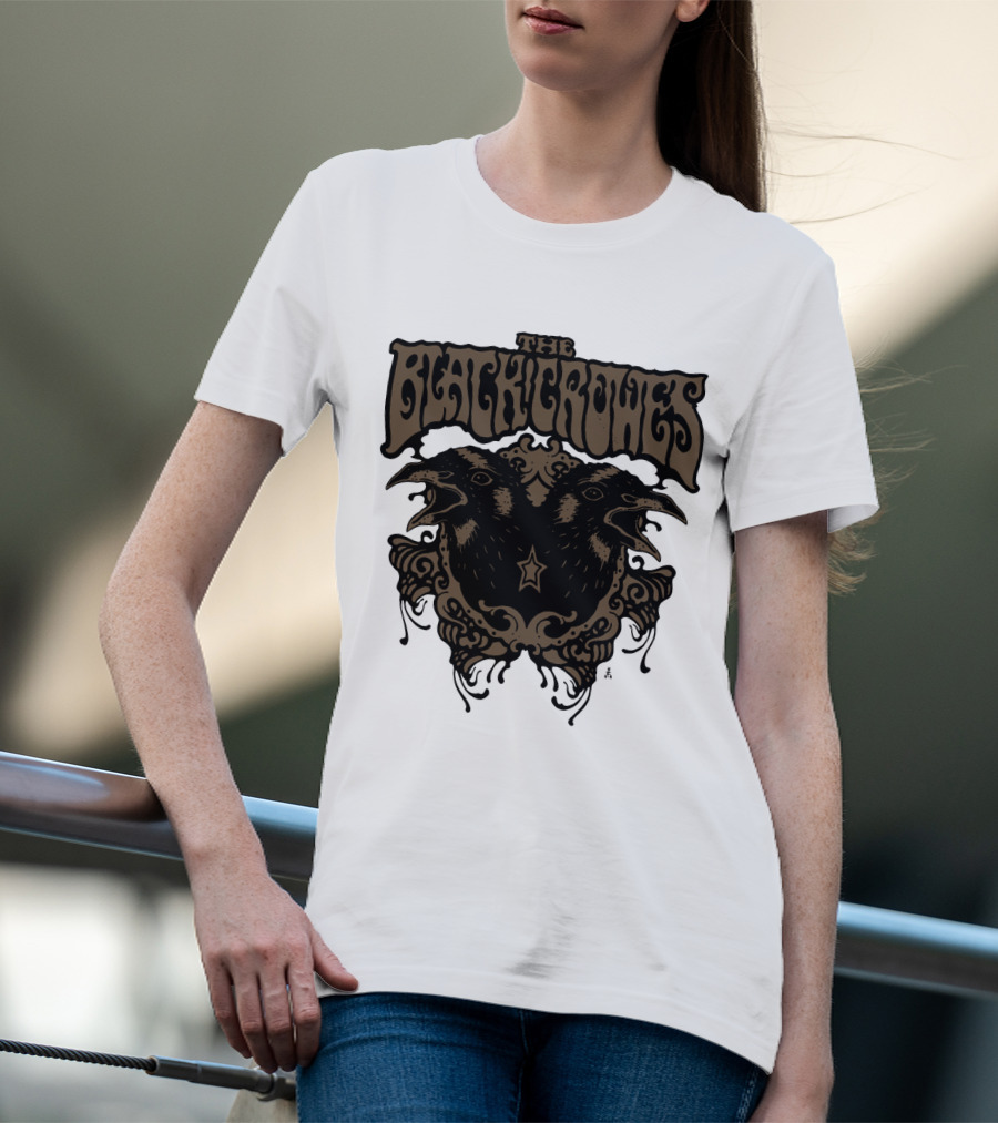 The Black Crowes Two Crows Ornate T-Shirt