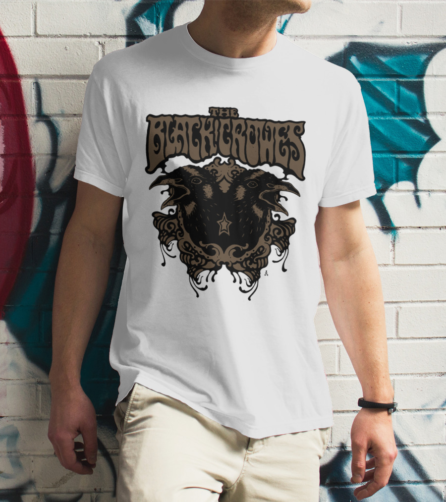 The Black Crowes Two Crows Ornate T-Shirt