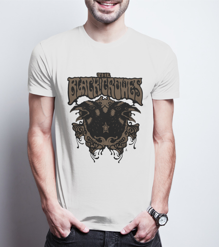 The Black Crowes Two Crows Ornate T-Shirt