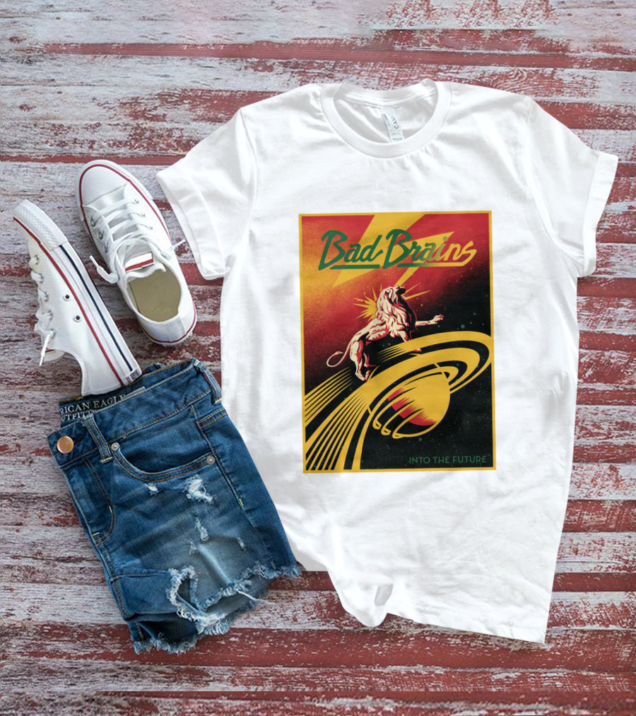 Bad Brains Into The Future Lion And Saturn T-Shirt