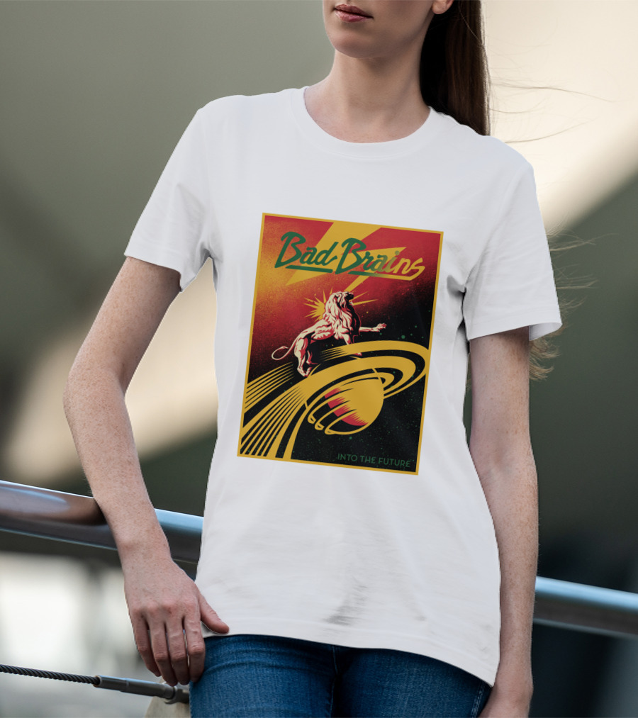Bad Brains Into The Future Lion And Saturn T-Shirt