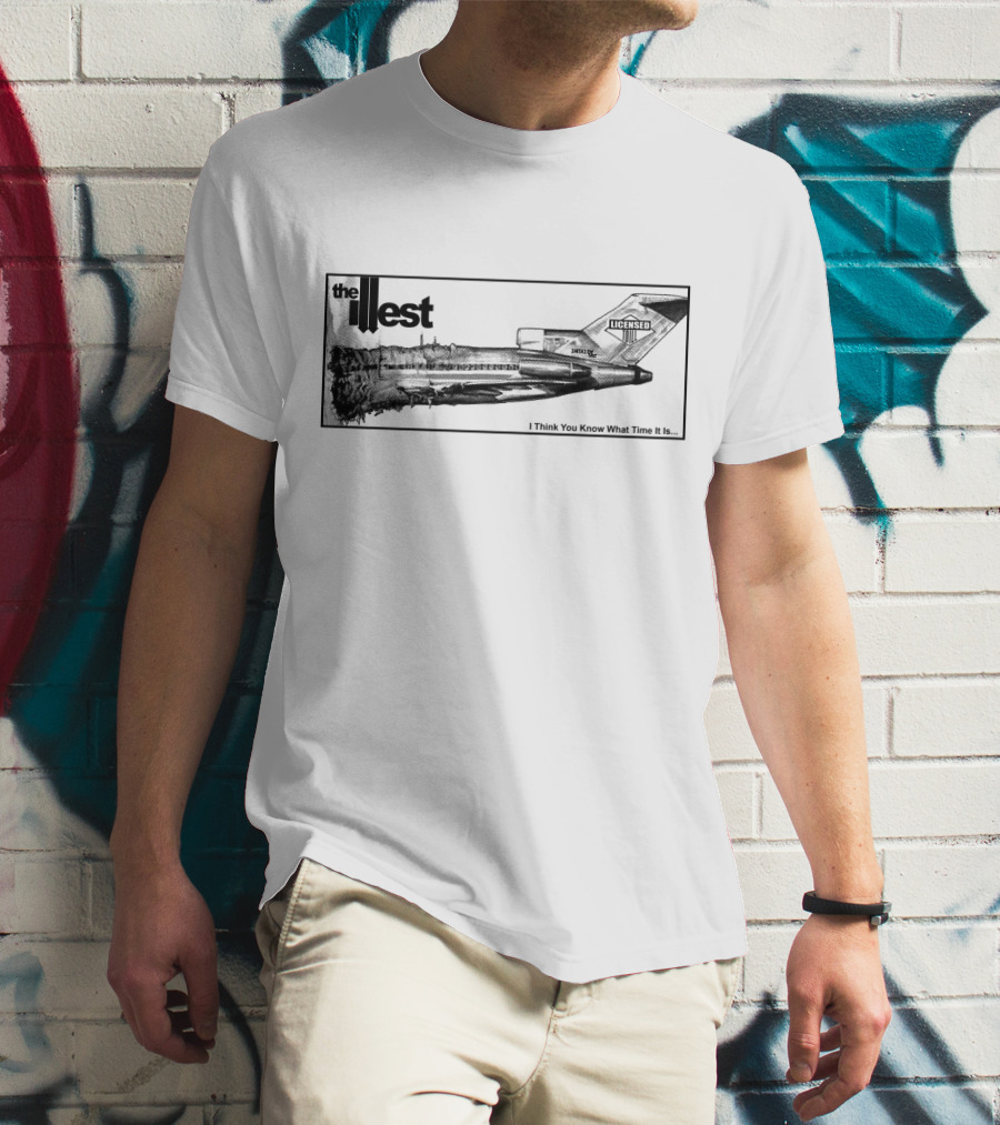 The Illest Airplane Licensed I Think You Know What Time It Is T-Shirt