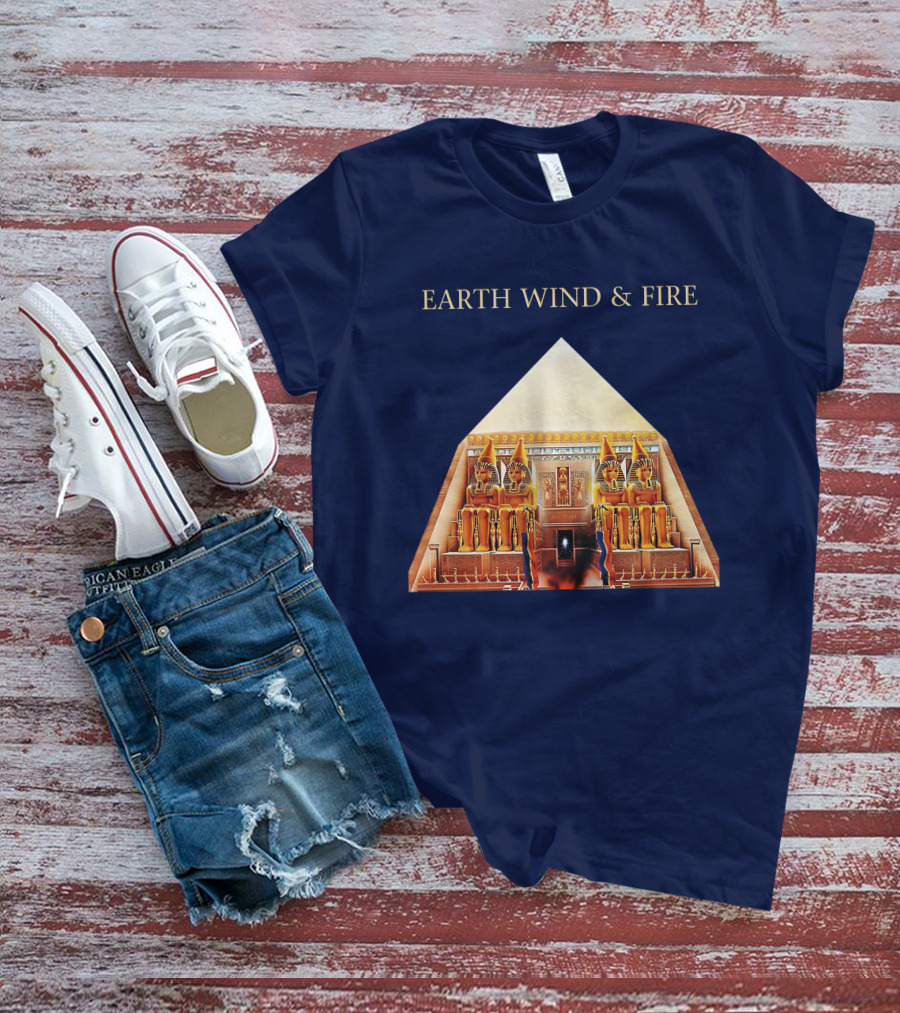 Earth Wind & Fire Pyramid Egyptian Theme T-Shirt