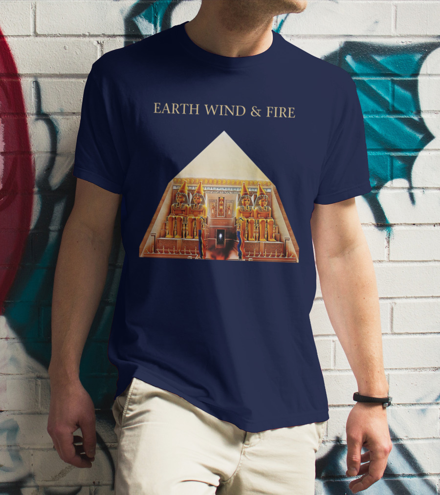 Earth Wind & Fire Pyramid Egyptian Theme T-Shirt