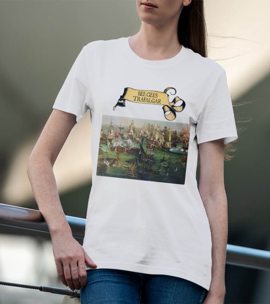 Bee Gees Trafalgar Naval Battle Scene T-Shirt