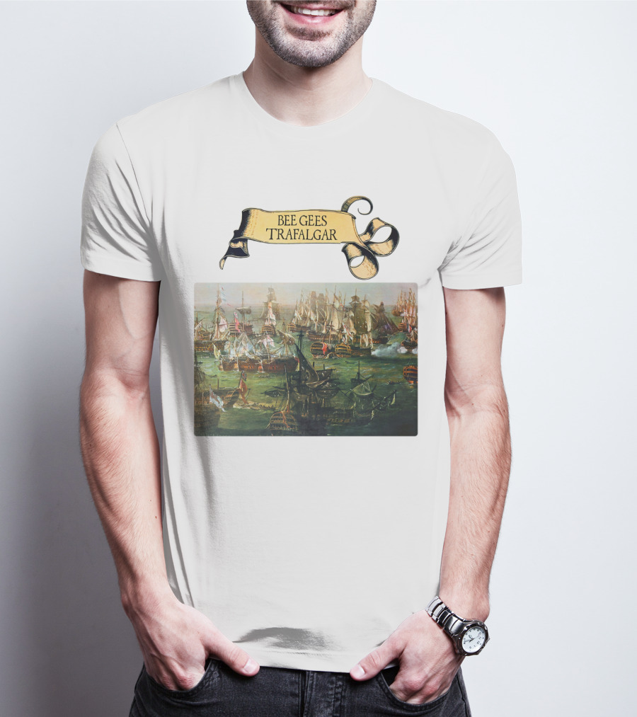 Bee Gees Trafalgar Naval Battle Scene T-Shirt