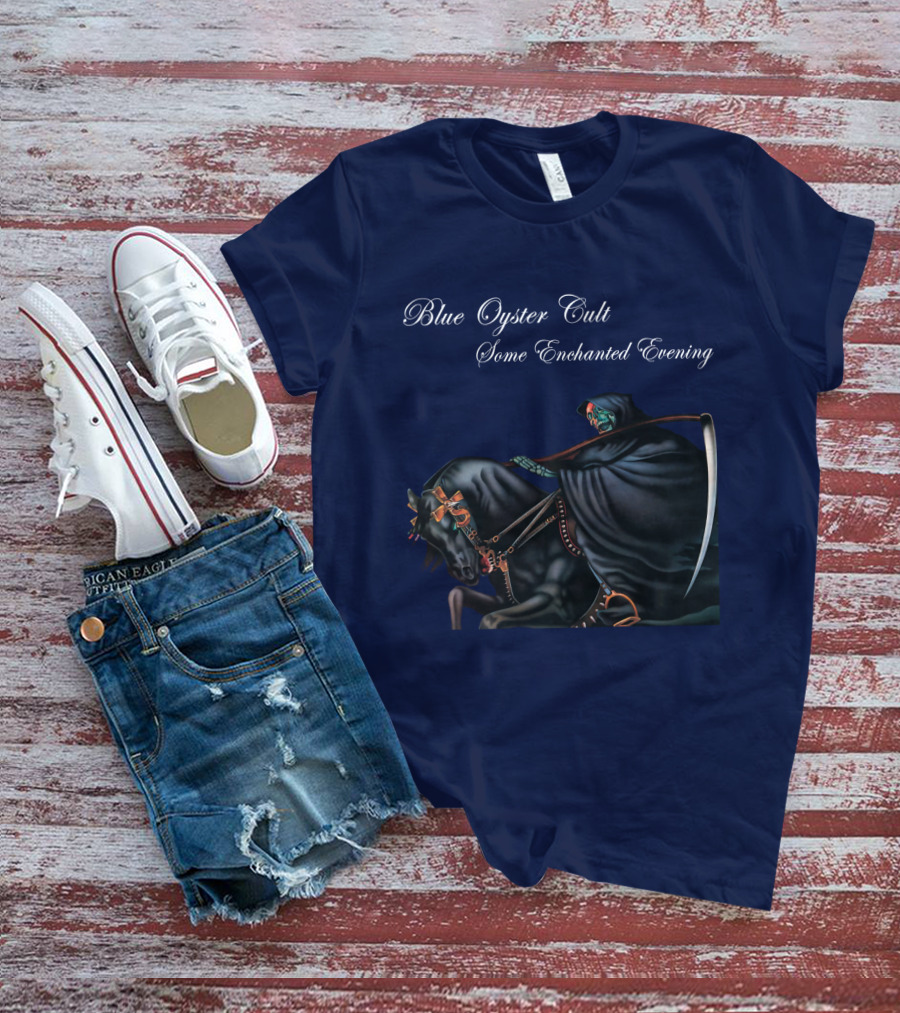 Blue Oyster Cult Some Enchanted Evening Rider With Scythe T-Shirt