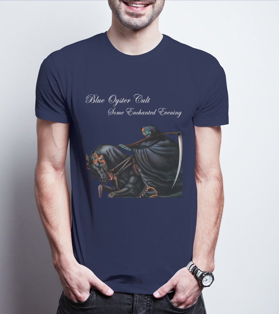Blue Oyster Cult Some Enchanted Evening Rider With Scythe T-Shirt