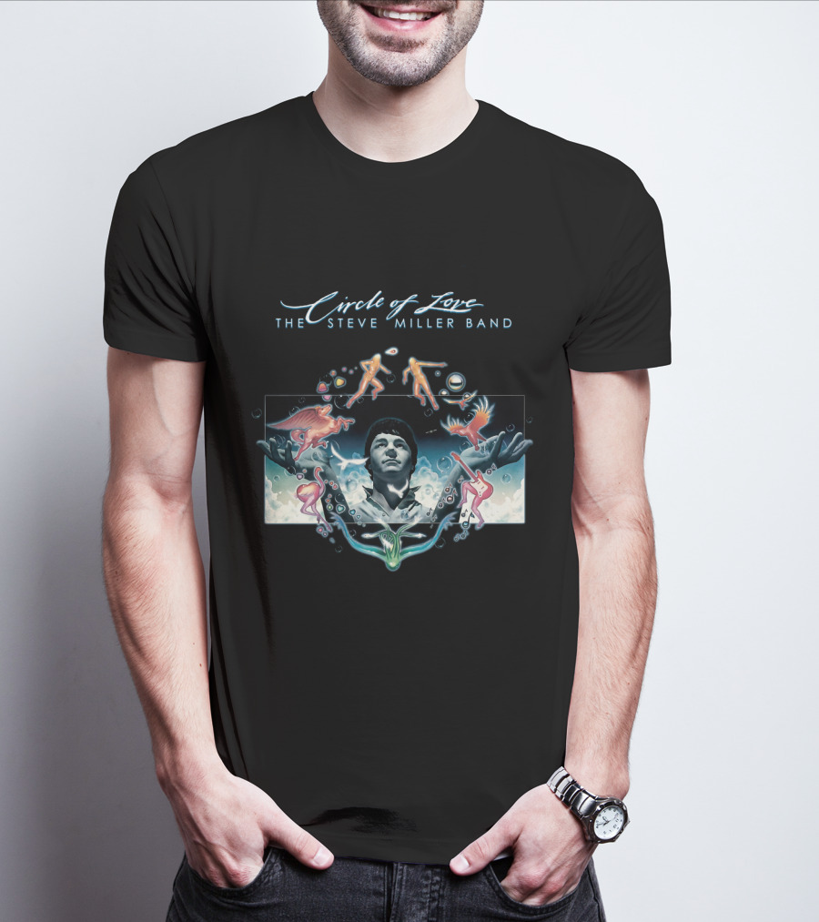 Circle Of Love The Steve Miller Band Album Cover Artwork T-Shirt