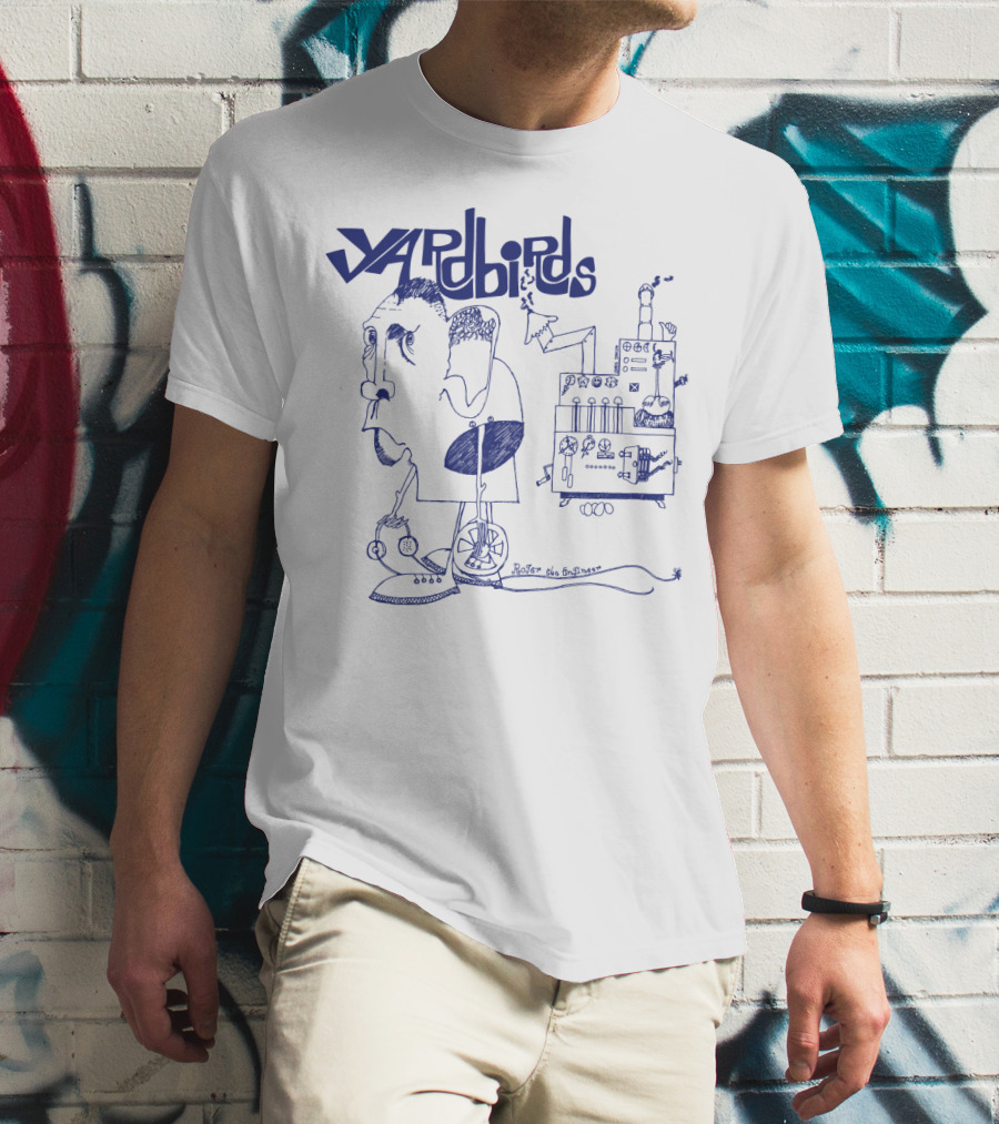 Yardbirds Poster Artwork By Roger The Engineer T-Shirt