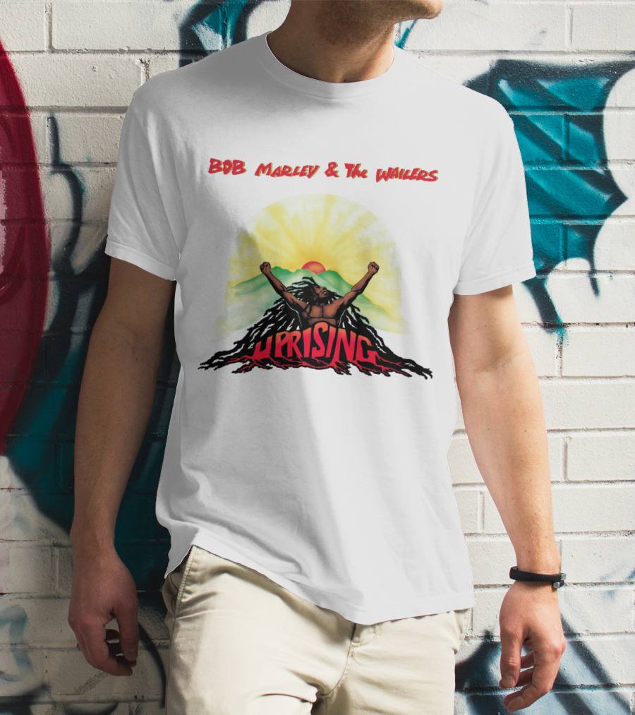 Bob Marley & The Wailers Uprising Sun Mountain Freedom T-Shirt