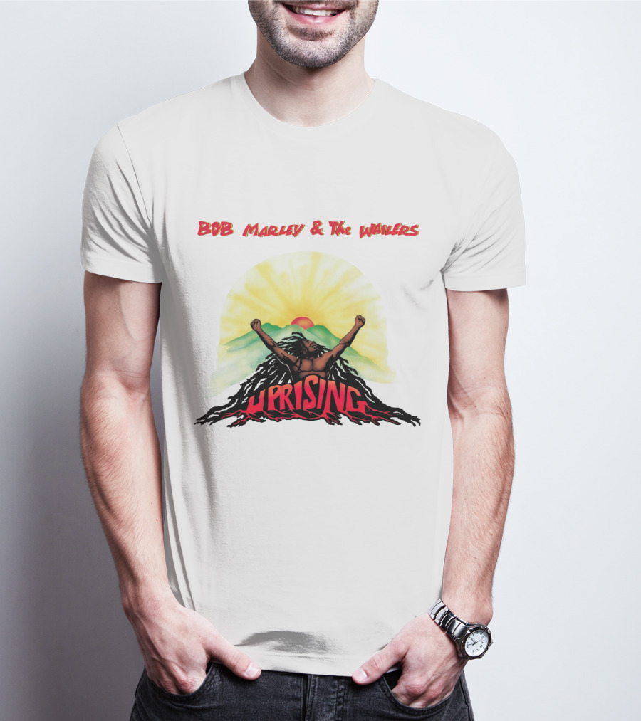 Bob Marley & The Wailers Uprising Sun Mountain Freedom T-Shirt