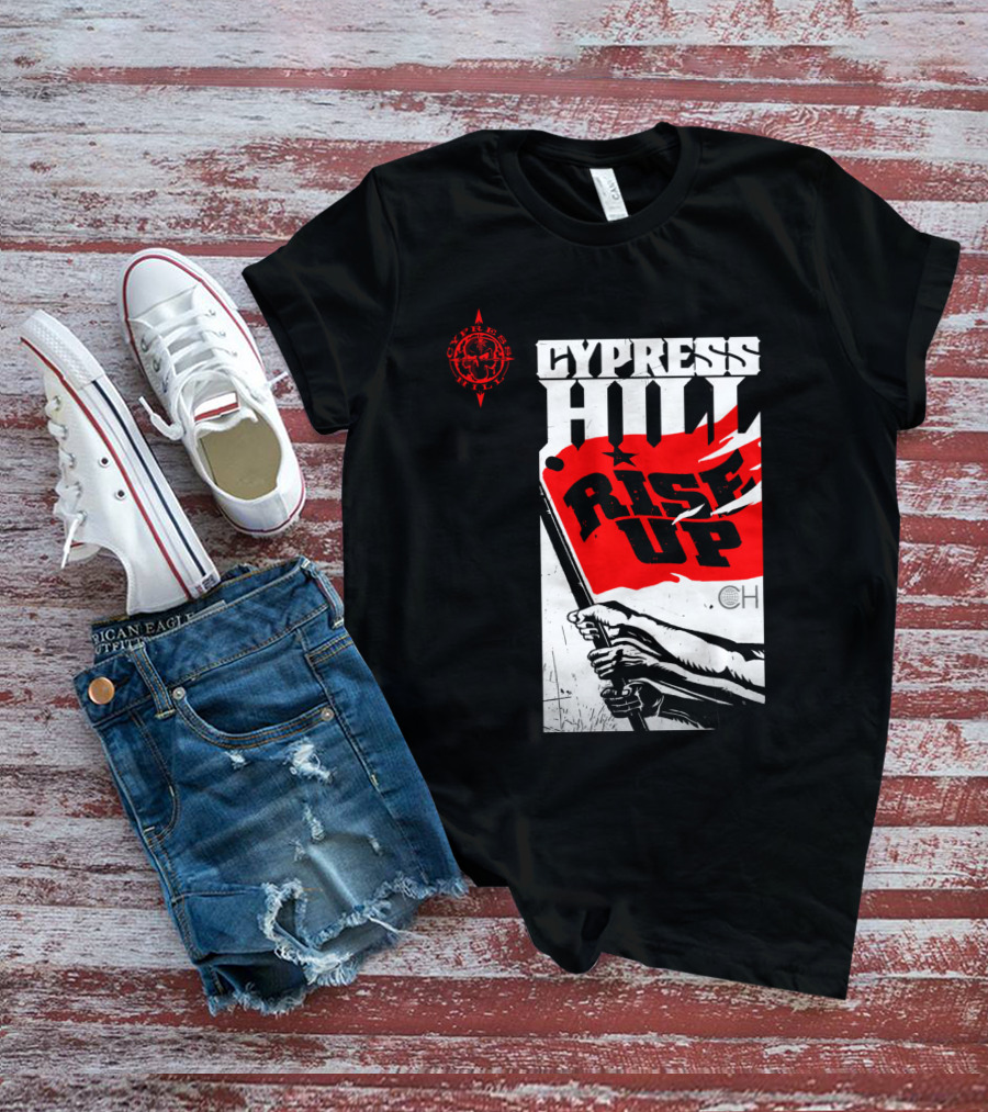 Cypress Hill Rise Up Red Flag Image Cph T-Shirt