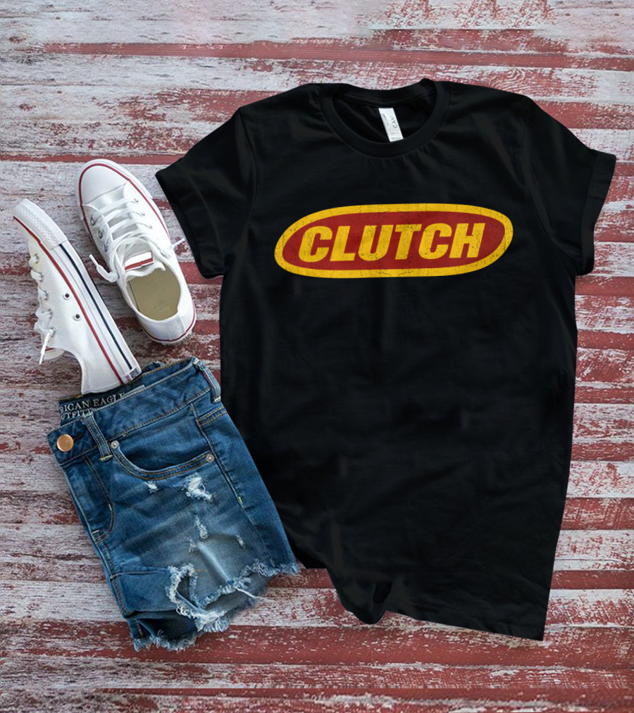 Clutch Retro Oval T-Shirt