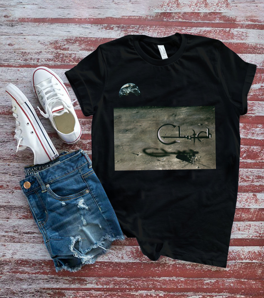 Clutch Earth Moon Landscape T-Shirt