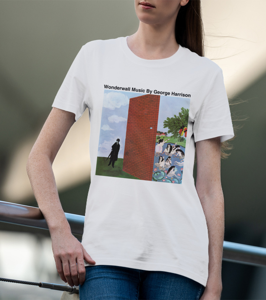 Wonderwall Music By George Harrison Album Cover T-Shirt