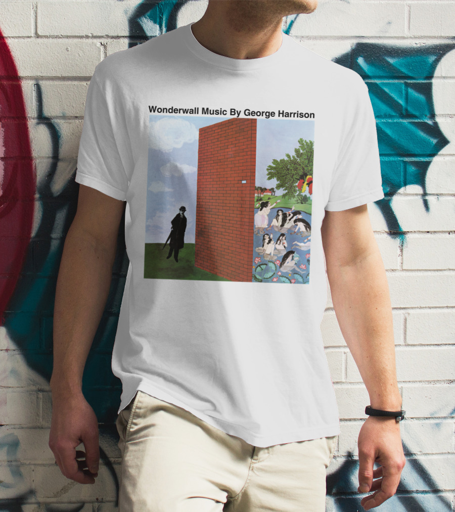 Wonderwall Music By George Harrison Album Cover T-Shirt