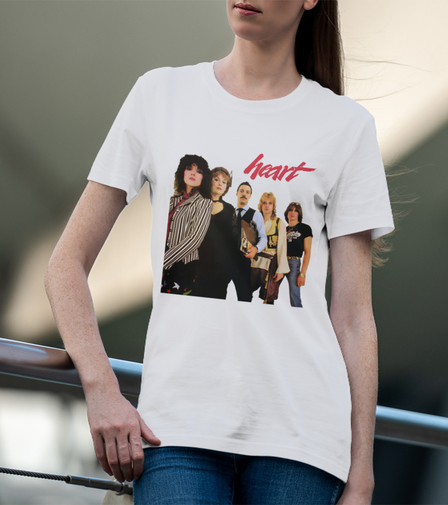 Heart Band Group Photo Lineup T-Shirt