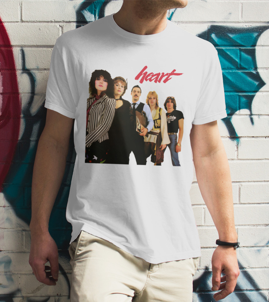 Heart Band Group Photo Lineup T-Shirt