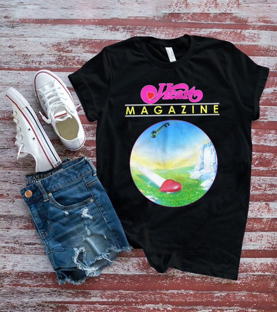 Heart Magazine 1977 Album Cover Art T-Shirt