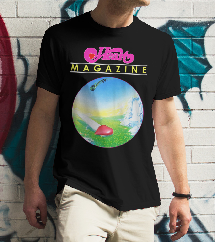 Heart Magazine 1977 Album Cover Art T-Shirt